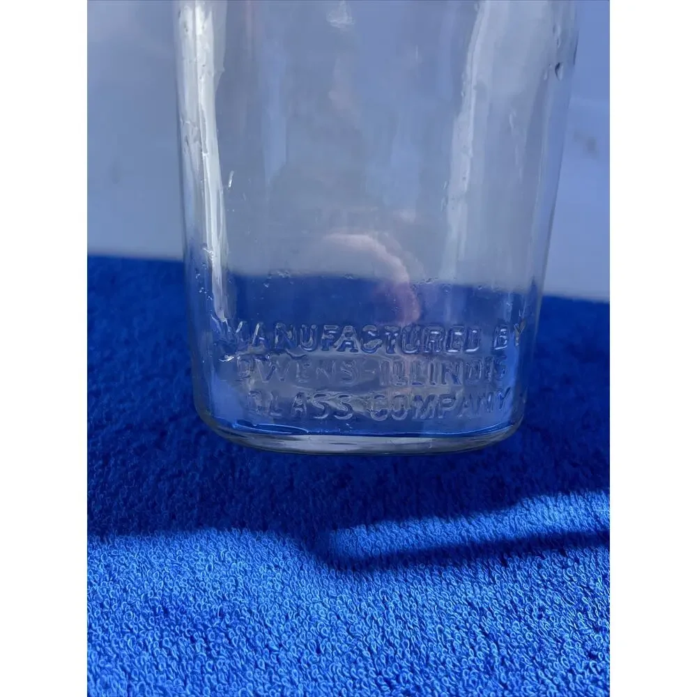 PRESTO SUPREME MASON JAR / Zinc LID - 2 QUART Flawed See Pics